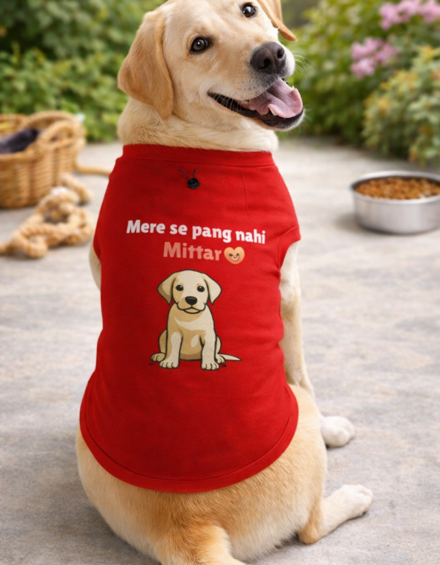 Cute & Attitude 😎 Dog T-Shirt – Soft Cotton | Perfect for Your Baby Dog