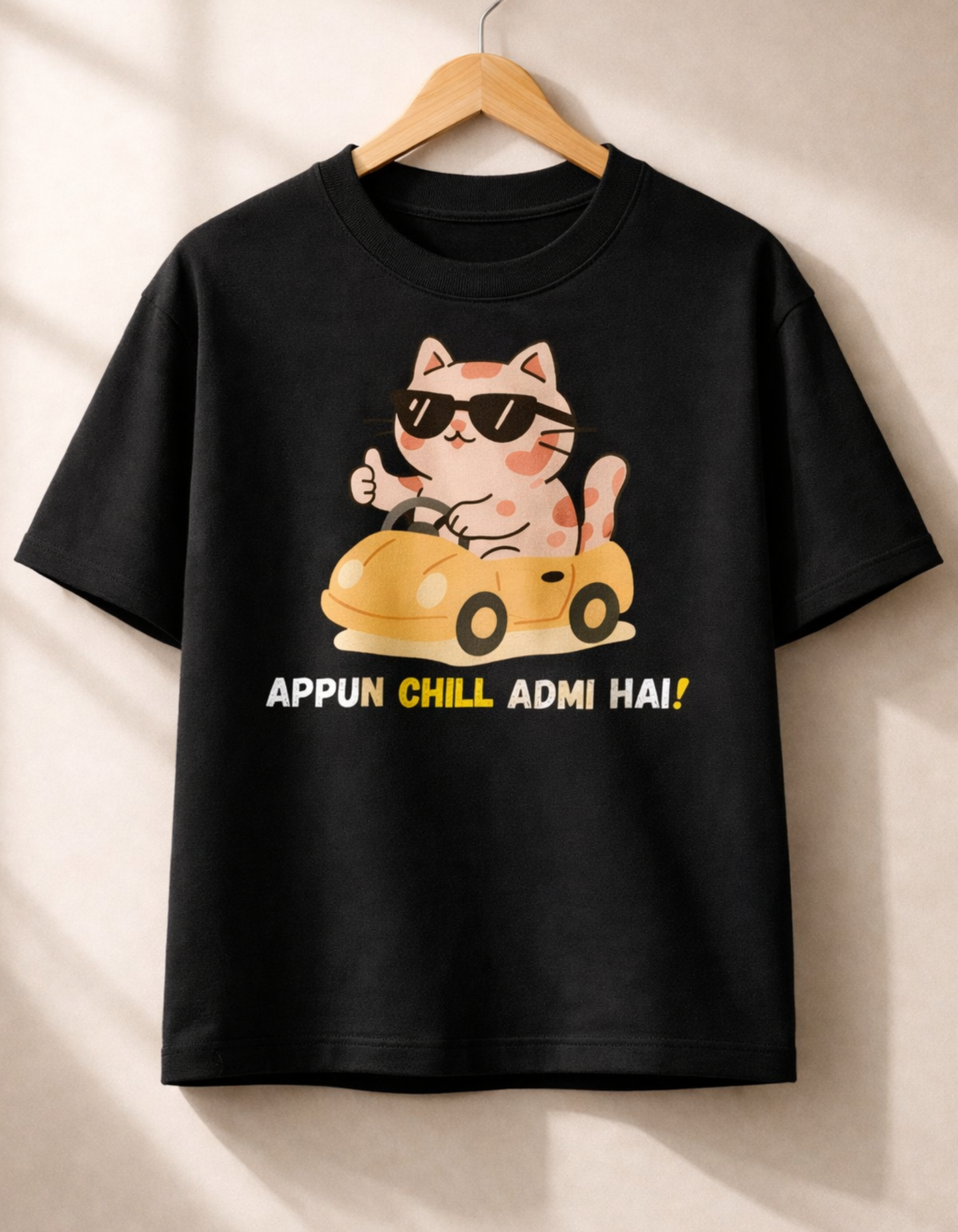 Oversized Cotton T-Shirt (220 GSM) – Premium Streetwear Vibe