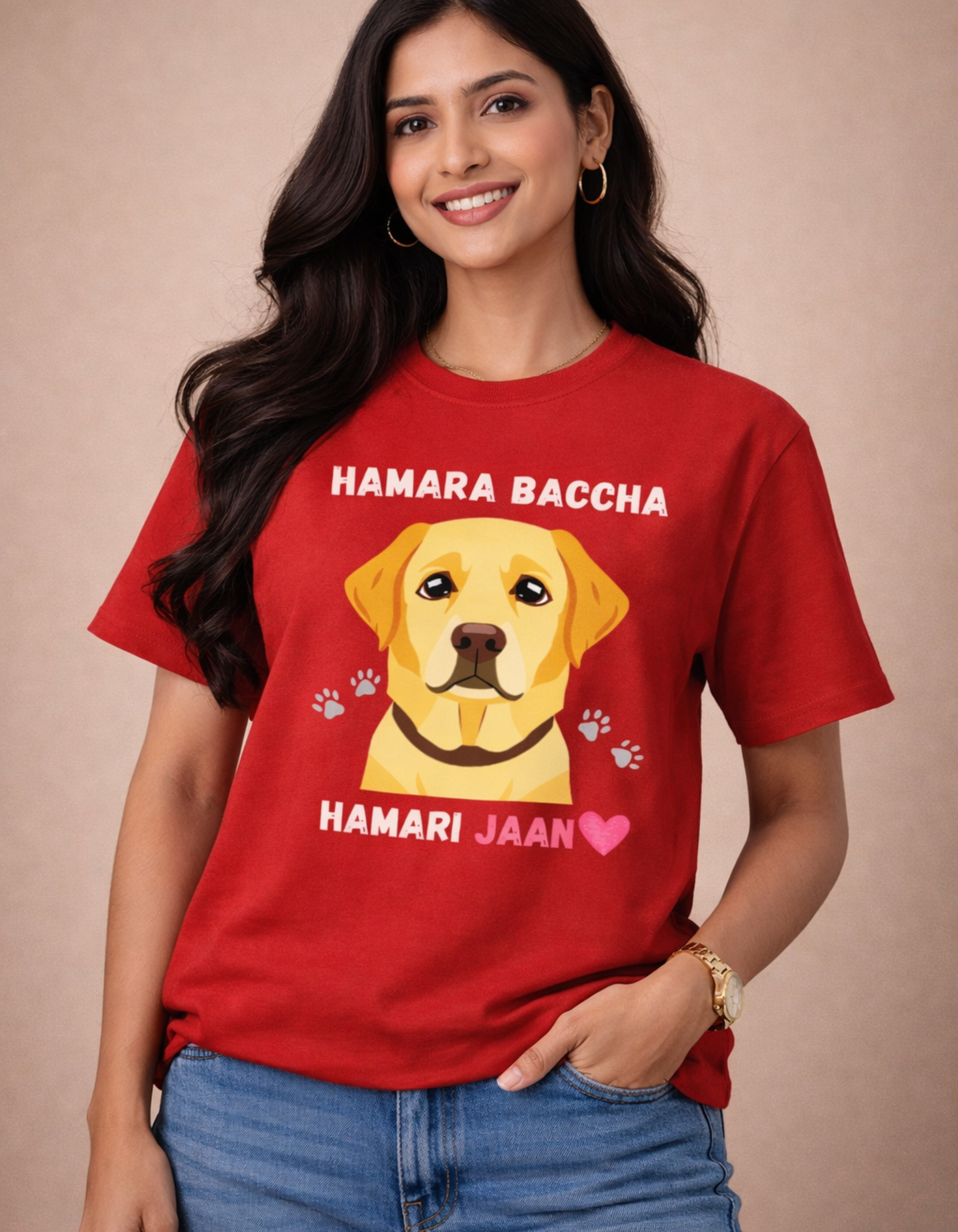 100% Cotton T-shirt For Labrador Dog Owner