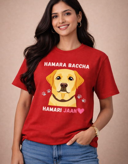 100% Cotton T-shirt For Labrador Dog Owner