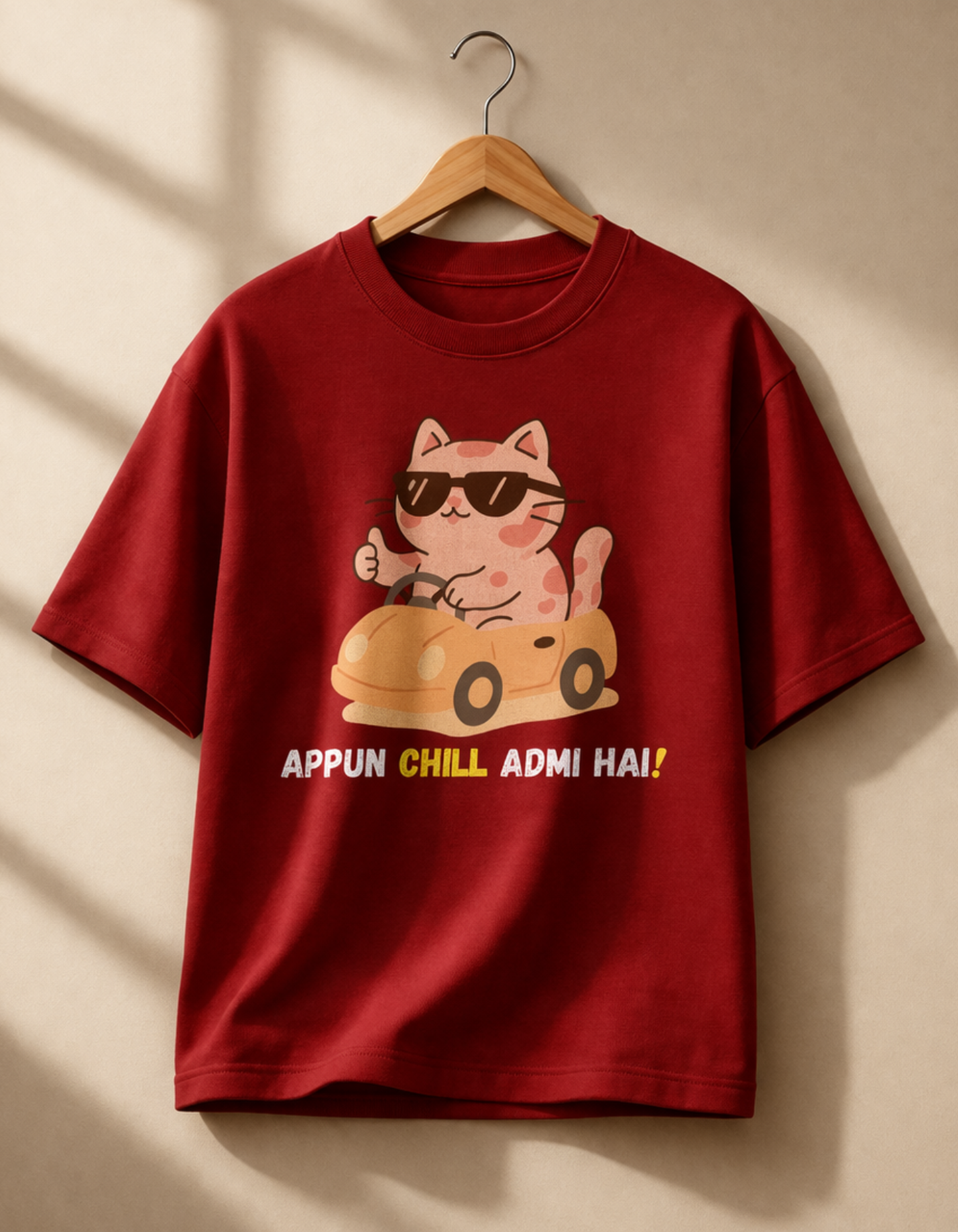 Oversized Cotton T-Shirt (220 GSM) – Premium Streetwear Vibe