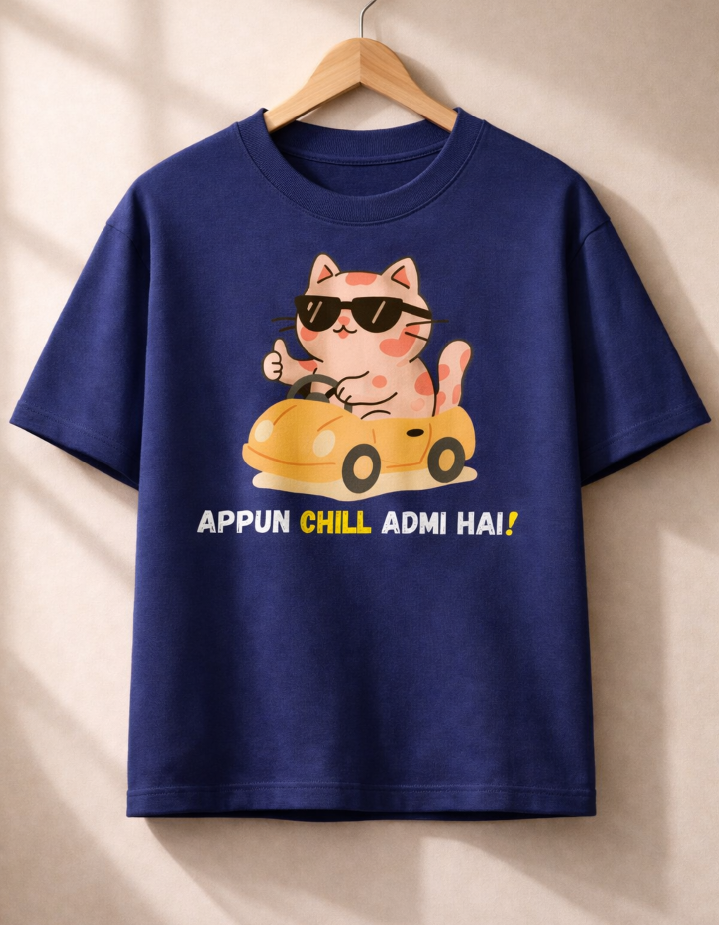 Oversized Cotton T-Shirt (220 GSM) – Premium Streetwear Vibe