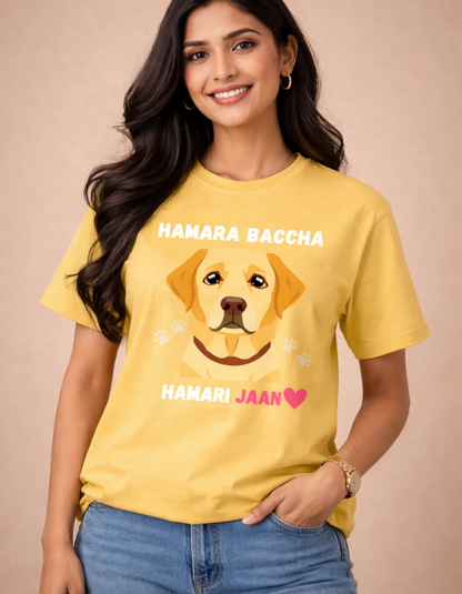 100% Cotton T-shirt For Labrador Dog Owner