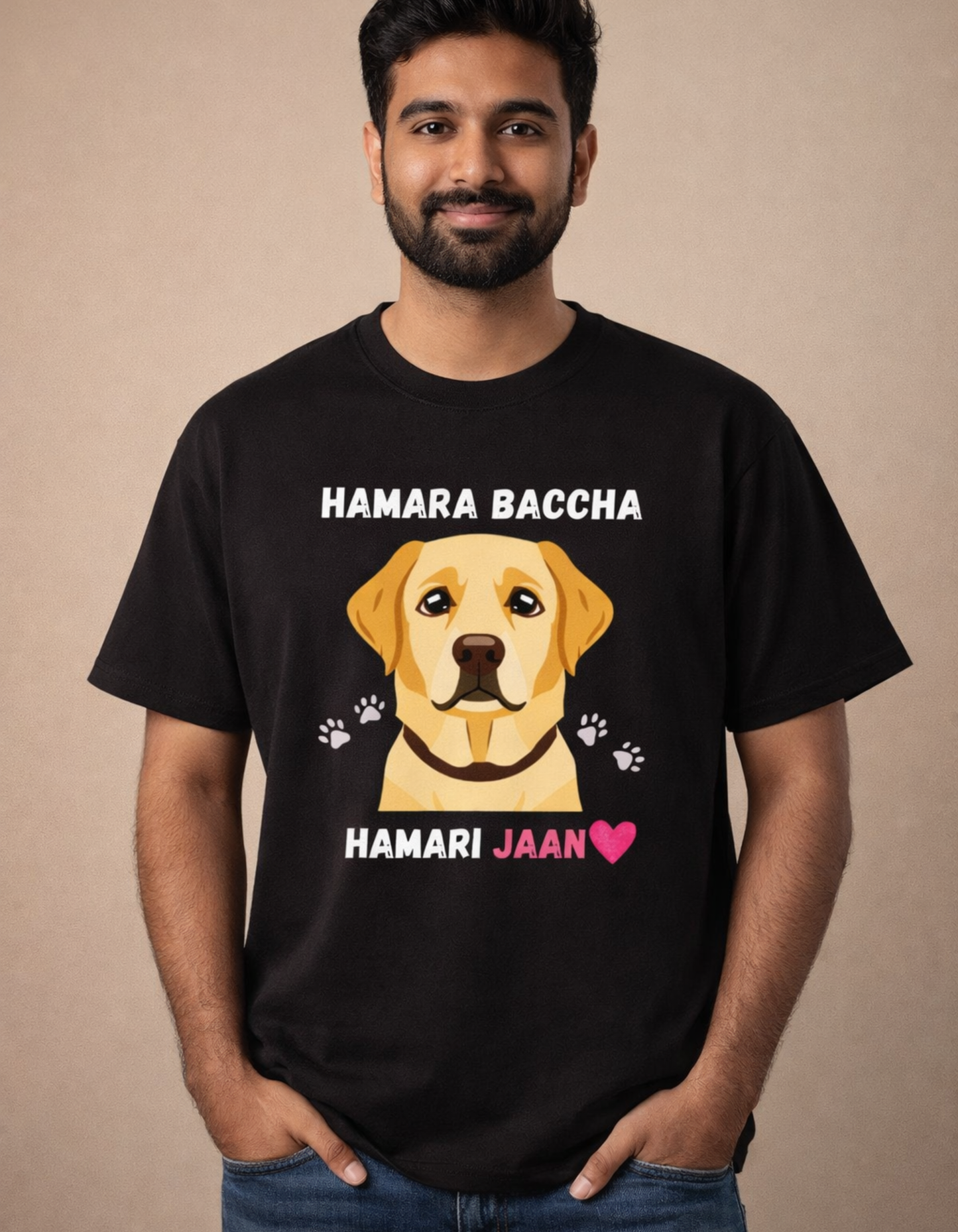 100% Cotton T-shirt For Labrador Dog Owner