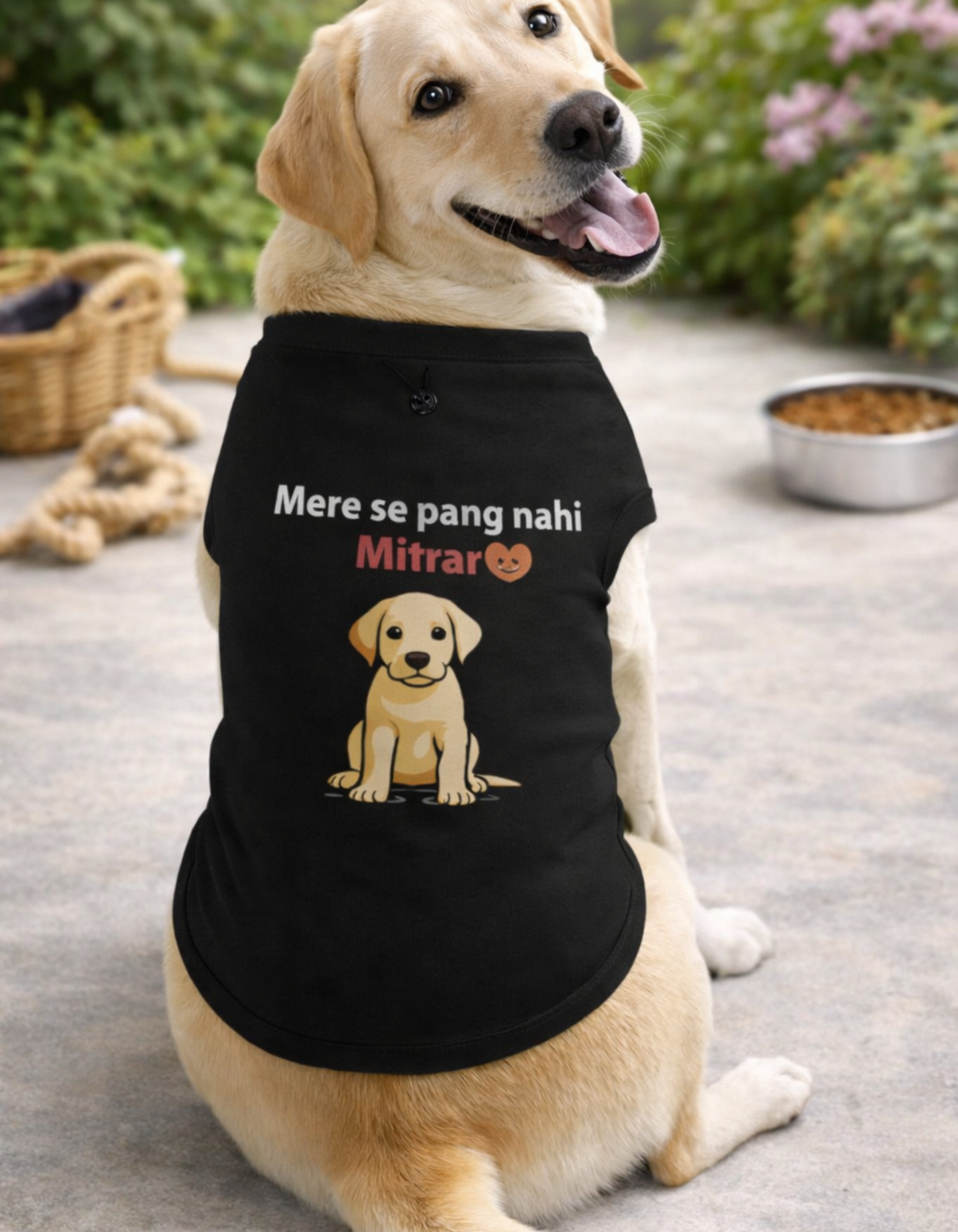 Cute & Attitude 😎 Dog T-Shirt – Soft Cotton | Perfect for Your Baby Dog